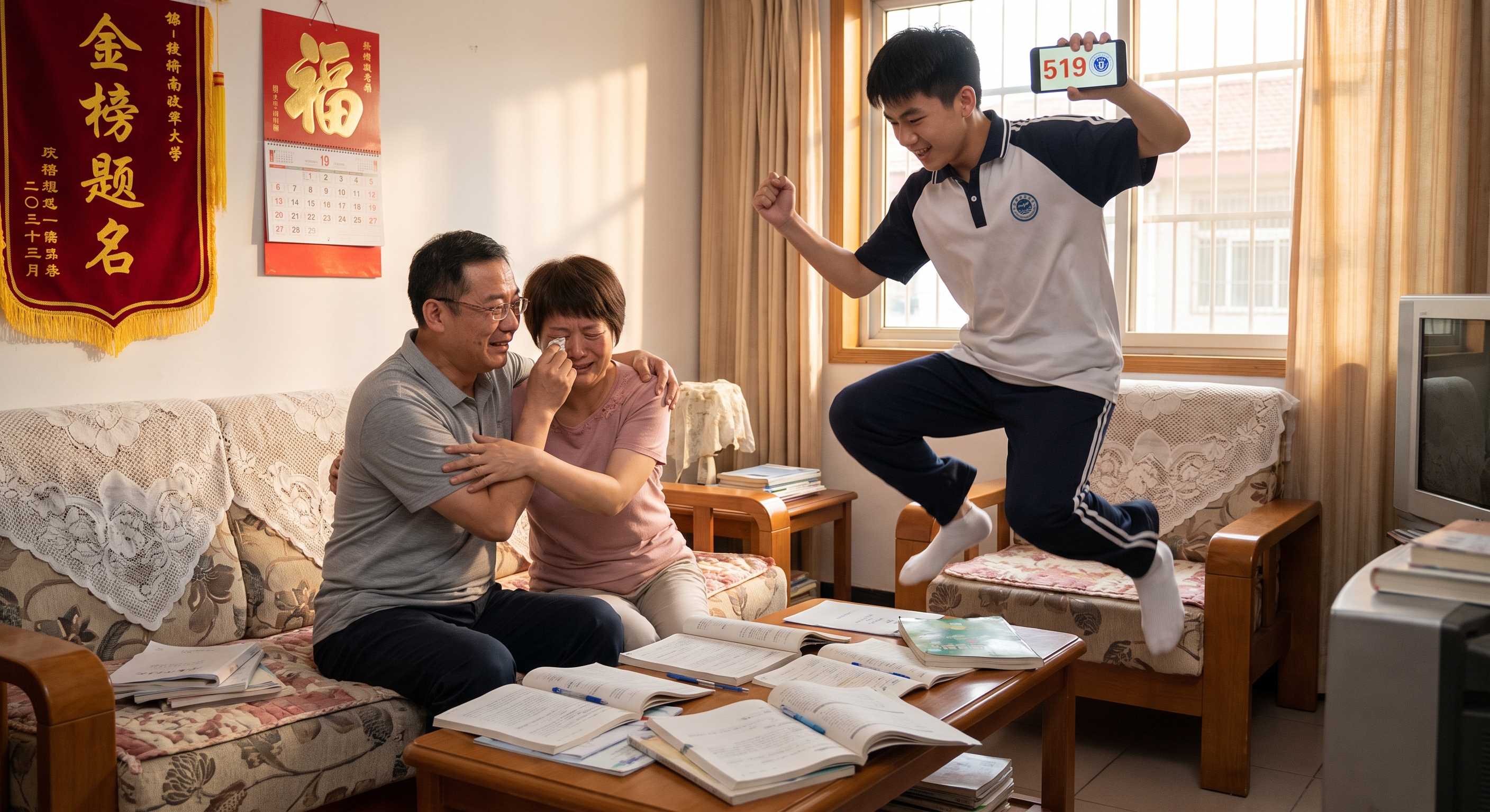 达州考生估分445实考666 逆袭冲击985高校